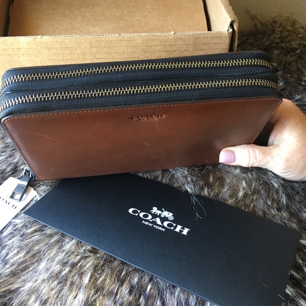 Coach Double Zip Travel Organizer